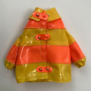 Vintage Barbie Francie " Clam Diggers " 1258 Orange And Yellow Jacket 1965