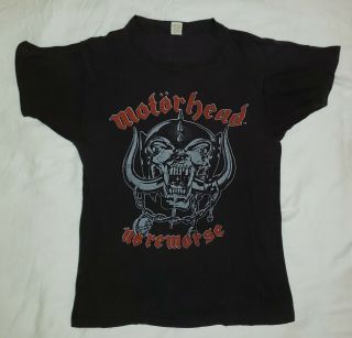 Motorhead 1988?? Rare Official Vintage No Remorse T - Shirt Ex Cond Size M Lemmy