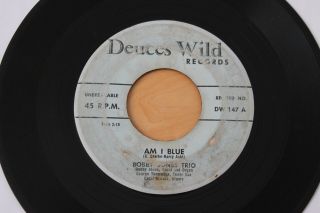 Bobby Jones Trio Am I Blue/sloppin 45 - Rare Jazz R&b - Hear