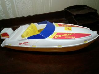 Rare Vintage 1994 Barbie Baywatch Lifeguard Rescue Boat Beach Toy 3