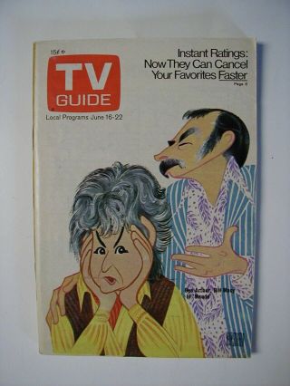 Los Angeles June16 1973 Tv Guide Maude Bea Arthur B Macy Mash American Bandstand