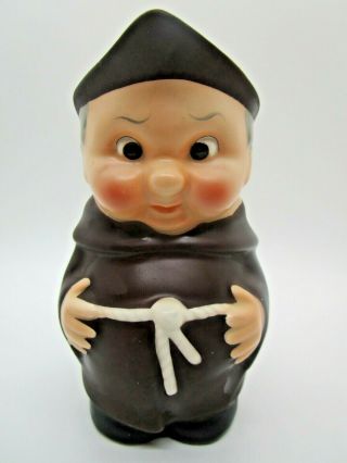 Goebel Friar Tuck Monk Creamer S 141/1 Vintage West Germany Small Pitcher Brown