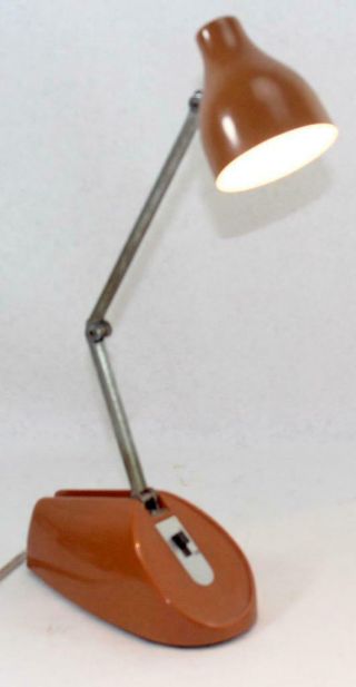 Vintage Hamilton Industries Hc - 18 Adjustable Desk Table Lamp Mid Century Modern
