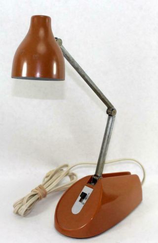 Vintage Hamilton Industries HC - 18 Adjustable Desk Table Lamp Mid Century Modern 2