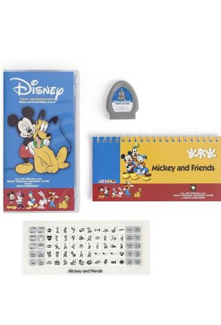 Rare Cricut Cartridge Mickey And Friends 29 - 0382 Disney Unlinked Complete