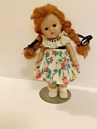Vintage Vogue Ginny Transitional Strung Doll Painted Lash Tagged Outfit
