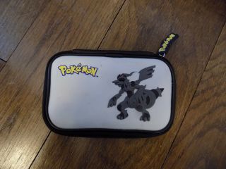 Pokemon Nintendo Ds Case W/ Pokemon 3d Tip Stylus Tepig Pen Rare Zekrom Reshiram