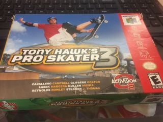 Tony Hawk’s Pro Skater 3 Rare Nintendo 64 N64 Cib Complete