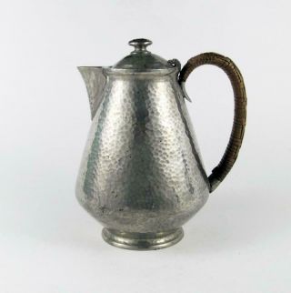 Tudric Arts & Crafts Pewter Coffee Pot C1920 Post Liberty & Co Haseler Solkets