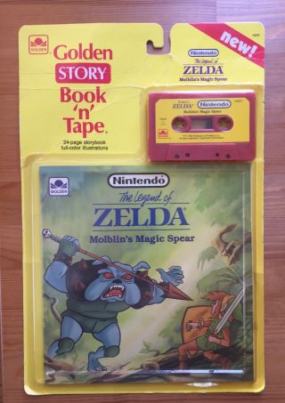 Vtg Nip 1990 The Legend Of Zelda Nintendo Golden Storybook Cassette Tape Rare
