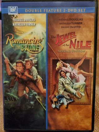 Romancing The Stone/ Jewel Of The Nile (dvd,  2008,  2 - Disc Set) Rare Oop Very Good