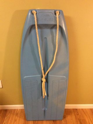 Vtg 60s Rare Captain Zip Sled 54 " Boat Towable Ski Knee Wake Board Union Carbide
