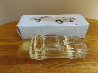 Rare Avon 1969 Mustang Mach 1 Decanter Black Suede After Shave Model Car W/box