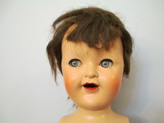 Two All Hard Plastic Dressed Vintage Dolls,  Ideal Doll,  Need TLC or 3