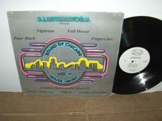 Sound Of Chicago House Music - Vol.  Ii Lp Rare Promo Nm - 1986 D.  J.  International