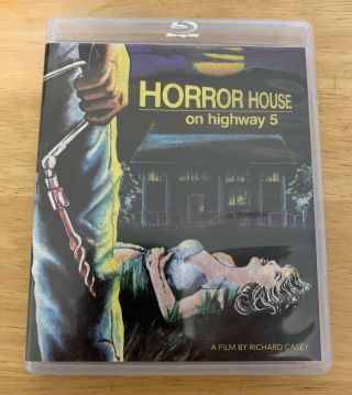 Horror House On Highway 5 Blu - Ray/dvd Vinegar Syndrome Limited Edition Rare Oop