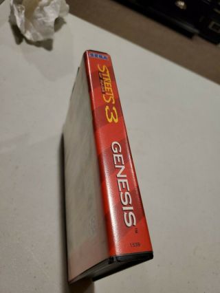 RARE Streets Of Rage 3 (Sega Genesis) w/ Box 2