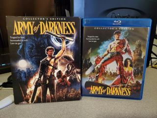 Army Of Darkness Scream Factory Blu Ray With Slipcover Rare Oop