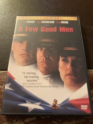 Dvd - A Few Good Men (2001,  Special Edition) W/ Chapter Insert Rare & Oop