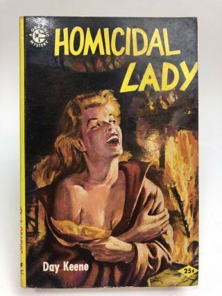 Homicidal Lady Day Keene Graphic Mystery 87 Gga First Printing Thriller