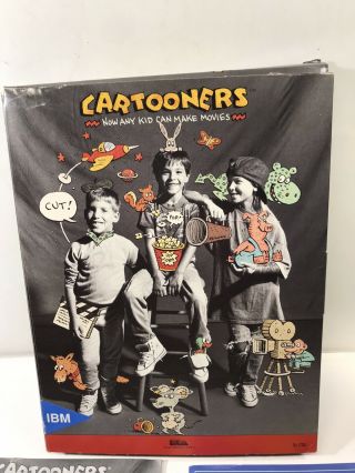 Vintage Pc Box Game.  Cartooners By Itda.  Rare Collectors