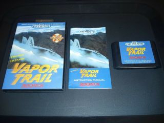 Vapor Trail (sega Genesis,  1991) Rare Cib Complete