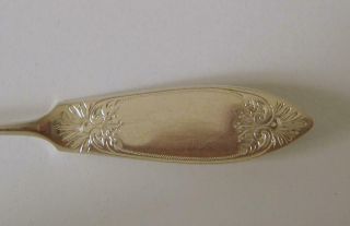 Ornately Engraved & Embossed Sterling Silver Small Butter Knife Sheffield 1904 3