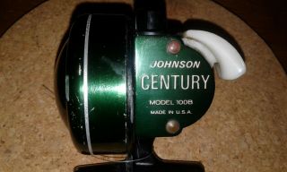 Vintage Johnson Century 100b Fishing Reel - Spin Cast