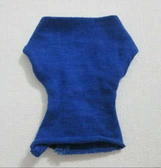Vintage Barbie 1960s Pak Blue Knit Blouse Htf