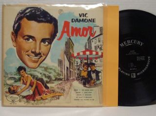 Vic Damone Amor Ultra Rare 10 " 1953 Dg Mercury Mono Lp Sugar - - The Breeze And I