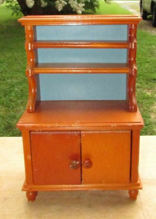 Vintage Ginny Doll Size Dining Room Hutch