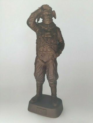 Japanese Special Attack Units Statue Okimono Vtg Chiran Soldier Army Rare M357