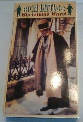 Rich Little’s Christmas Carol Vhs 1990 Rare Vintage Hbo Special