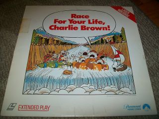 Race For Your Life,  Charlie Brown Laserdisc Ld Very Rare