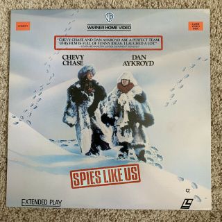 Spies Like Us Laserdisc - Chevy Chase & Dan Aykroyd - Rare