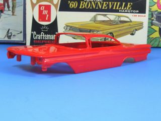 Rare Amt 4011 - 100 1960 Pontiac Bonneville Hardtop Craftsman Series Unbuilt