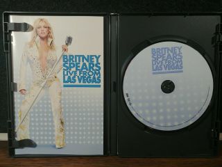 Britney Spears Live From Las Vegas Dvd 2002 Rare And Complete