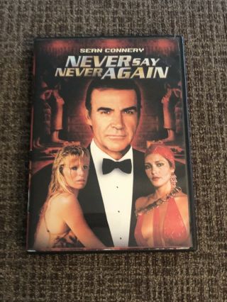 Never Say Never Again (dvd,  2000) Rare,  Oop Sean Connery James Bond 1983