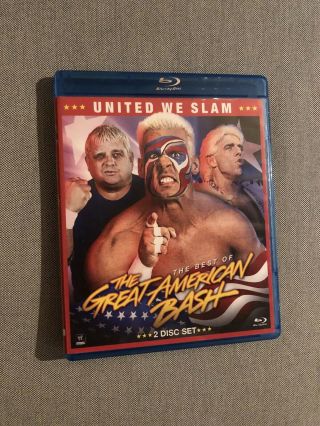 Wwe: Best Of Great American Bash Blu Ray 2 Disc Set 9 Hours Rare Oop Wrestling