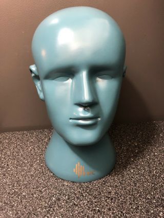 Rare Vintage Mannequin Head BMC - Blue Plastic 2
