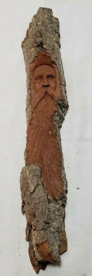 Hand Carved Driftwood Gnome Wood Spirit Tree