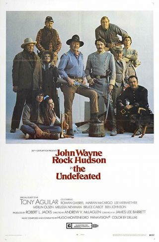 Rare 16mm Feature: The Undefeated (agfa Low Fade) John Wayne / Rock Hudson
