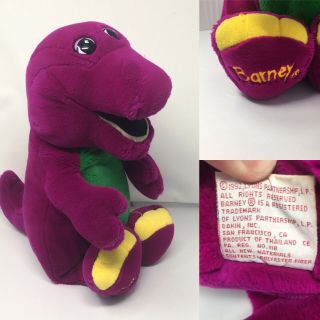 1992 Dakin Barney The Dinosaur Lyons Partnership 20 " Plush Doll Toy Vintage Rare