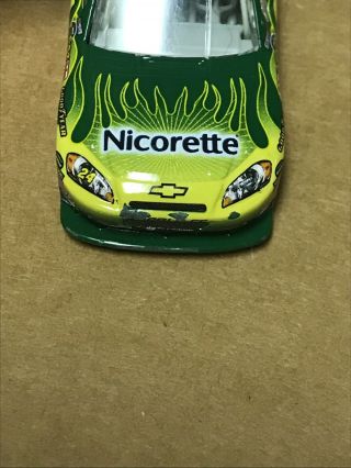 NASCAR Diecast 1/64 JEFF GORDON 2007 Chevy Impala COT Rare Green Nicorette 2
