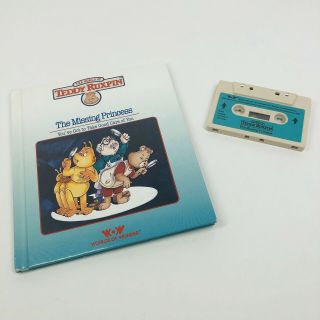 Rare World Of Teddy Ruxpin Tape & Book The Missing Princess Wow - 1985