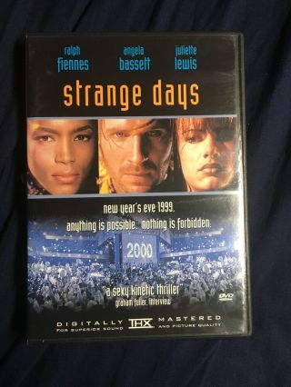 Strange Days Dvd Out Of Print Rare Ralph Fiennes / Angela Bassett Oop