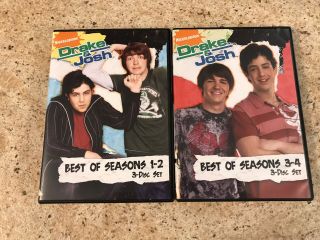 Drake And Josh Best Of Seasons 1 - 2,  And 3 - 4.  Dvd Rare Exclusive.