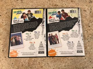 Drake and Josh Best of Seasons 1 - 2,  and 3 - 4.  DVD Rare Exclusive. 2