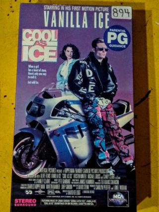 Cool As Ice Vhs Vanilla Ice Rare 90 