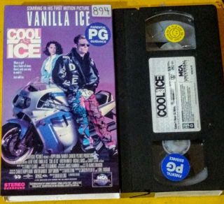 Cool As Ice VHS Vanilla Ice RARE 90 ' S High School Acton Adventure Romance 2
